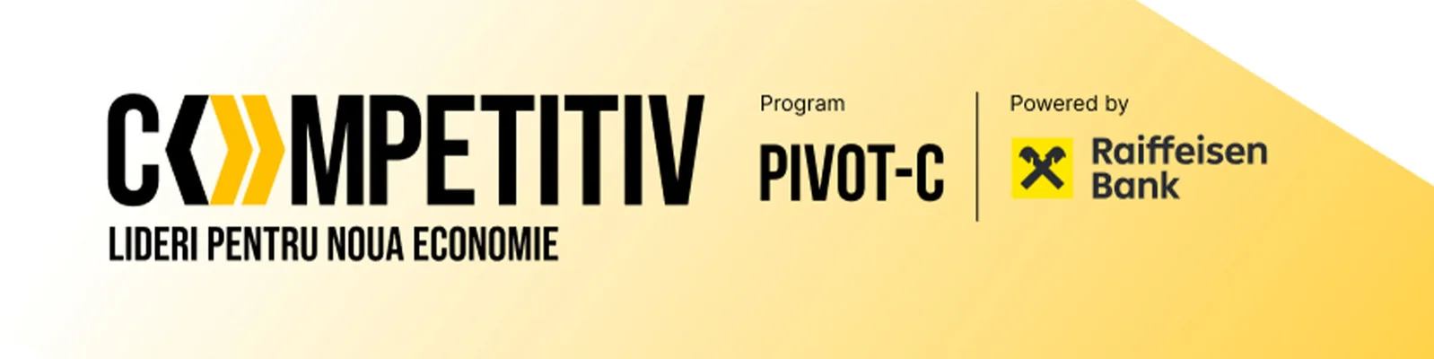 Proiectul COMPETITIV LIDERI PENTRU NOUA ECONOMIE Program PIVOT-C Powered by Raiffeisen Bank