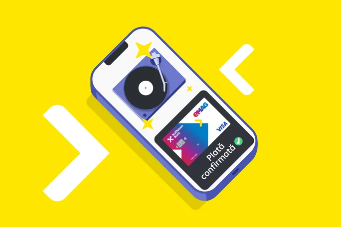 Card cumparaturi Visa eMag