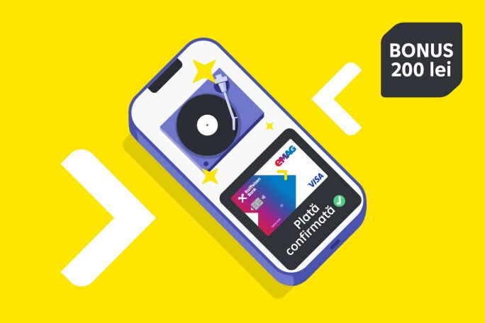 Card cumparaturi Visa eMag