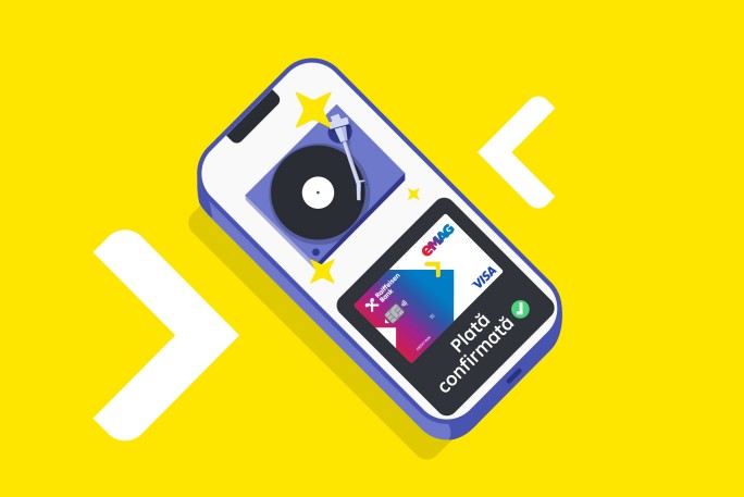 Card cumparaturi Visa eMag